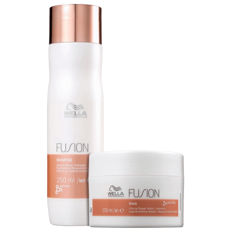 Kit Wella Professionals Fusion Shampoo 250ml + Máscara Capilar 150ml