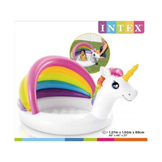 Piscina Inflável Arco-Íris Com Cobertura - Intex 57113