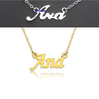 Colar corrente de Nome Personalizado feminino ana adulto infantil menina mulher folheado a ouro prata prateado aço não escurecer
