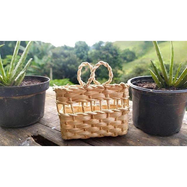 Mini bolsa cestinha 10 unidades kit e 15 unidades kit