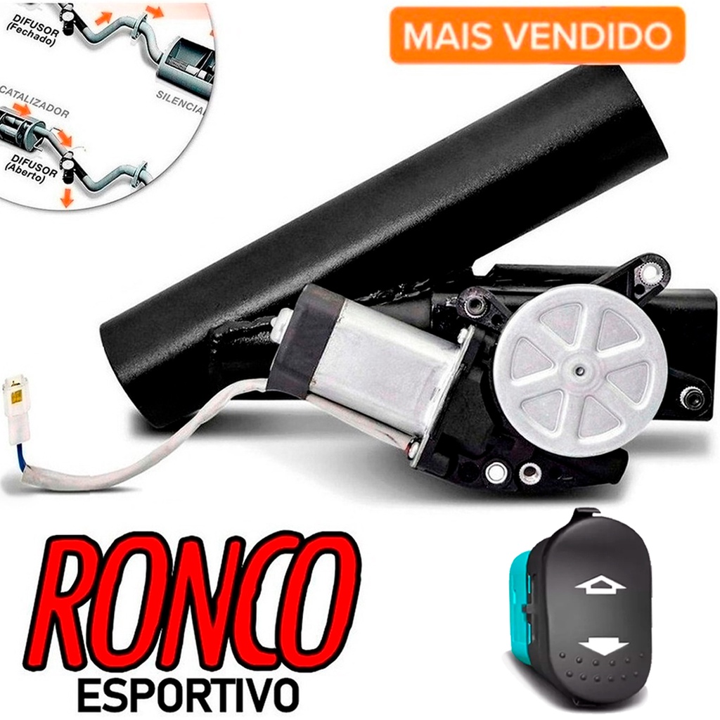 Difusor Elétrico Botão Escapamento Ronco Esportivo Turbão em Oferta na Shopee