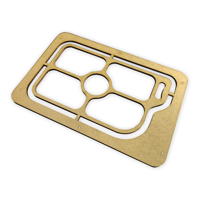 Gabarito Guia Tupia Fabricar Petisqueira Retangulo Madeira