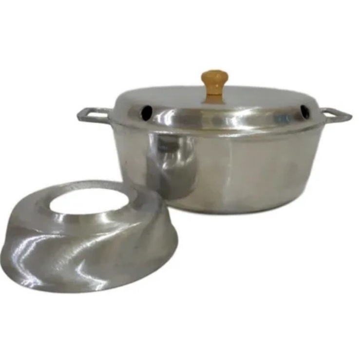 Forma/Panela da Vovó Para Bolo na chama do Fogão Em Alumínio Fundido S/juros 26 cm Redonda