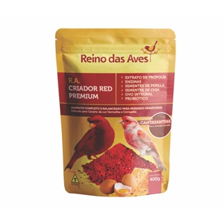 RA CRIADOR RED PREMIUM 400g - Reino Das Aves em Oferta na Shopee