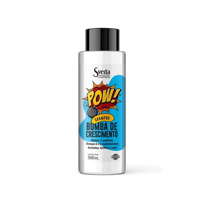 Shampoo Bomba de Crescimento Sveda Pow Hair 500ml