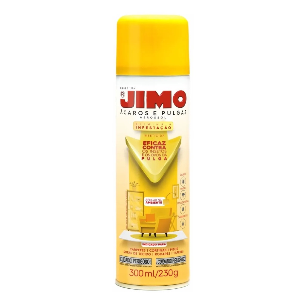 Jimo Anti Ácaros Pulgas E Carrapatos Spray 300ml