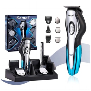 Barbeador Eletrico 11 Em 1 Shaver Profissional Kemei Km-5031