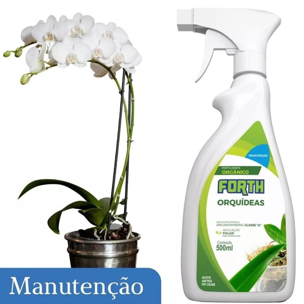 Fertilizante Adubo Orgânico Forth 500ml Orquídeas Manutenção em Oferta na Shopee