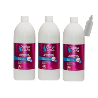 Kit 3 Hidracalo Litro - Loção Emoliente Plástica/Spa Pés