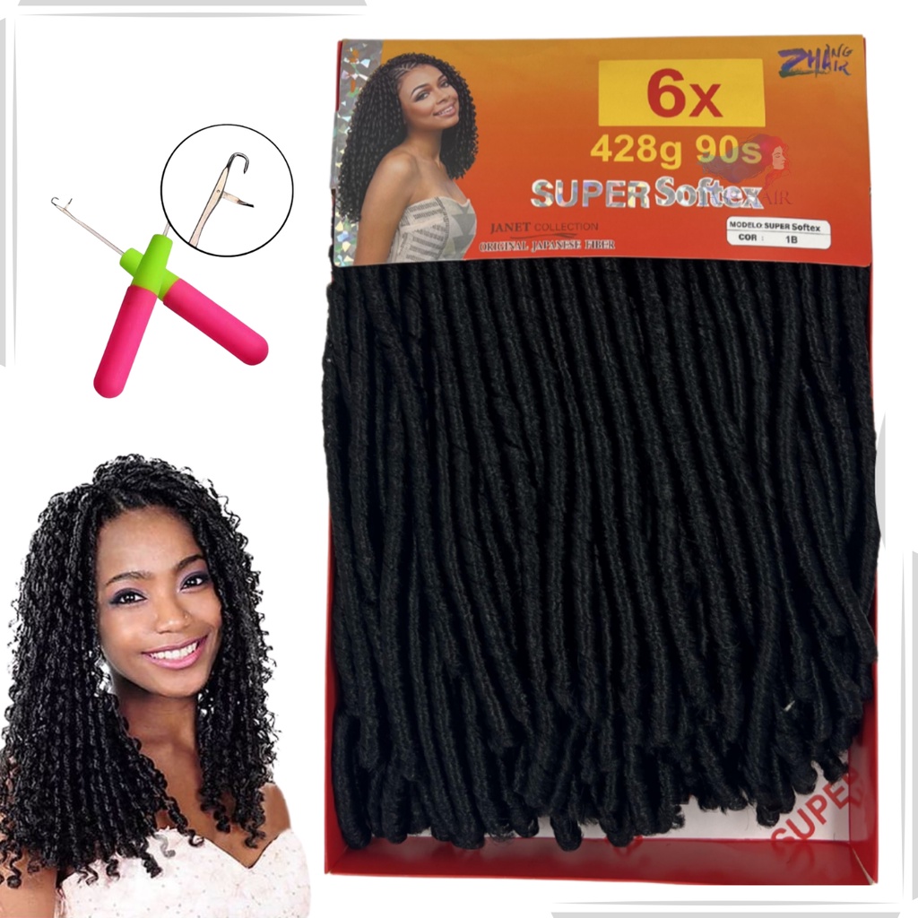 Cabelo Nina Super Soft Cacheado 428 gramas + agulha