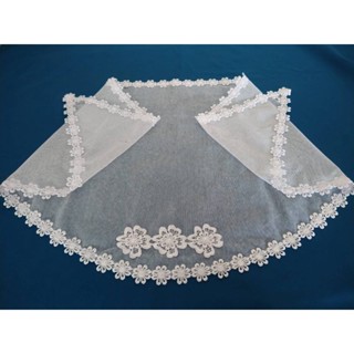 véu de bebê 4430 apl 110-3D c/meia pérola (1,00x35cm) serve para até +- 10 meses)