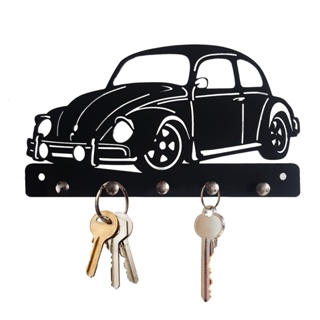 Porta chave MDF Fusca VW 20 cm Quadro Decorativo Vasado Preto Ap em Oferta na Shopee