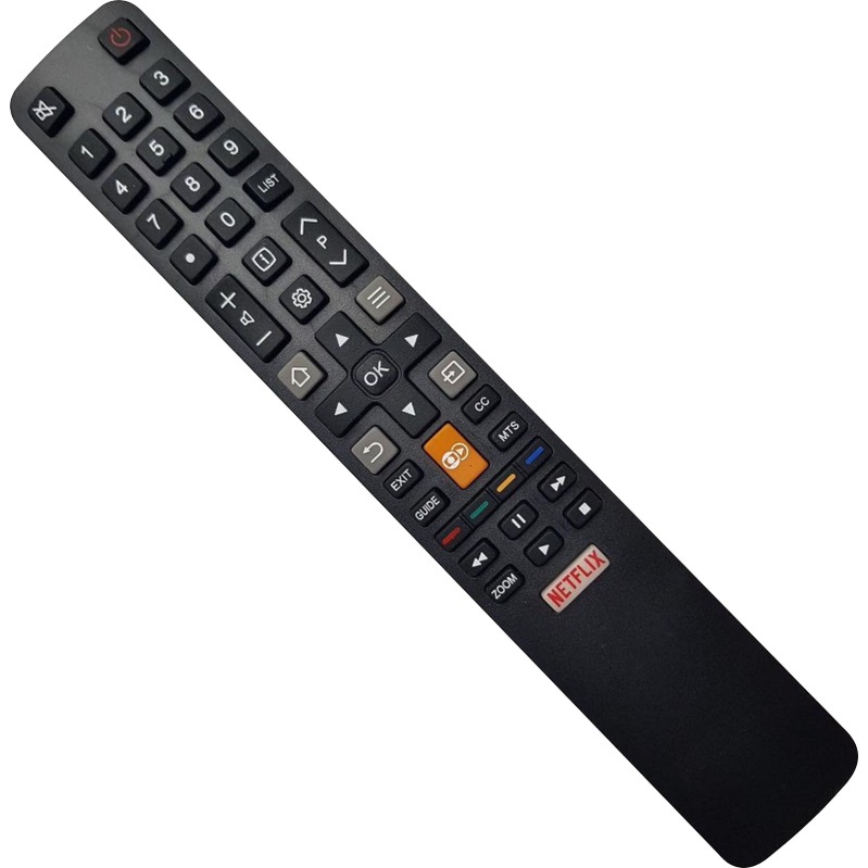 Controle Remoto Compatível Tv Tcl 8027 Smart Rc802n Globo Netflix