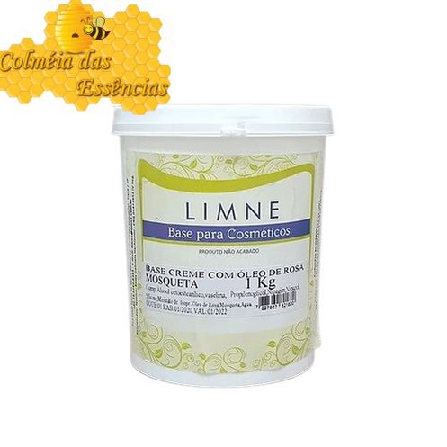 Base Creme Hidratante C/Óleo de Rosa Mosqueta Vegetal 1/1 - 1KG