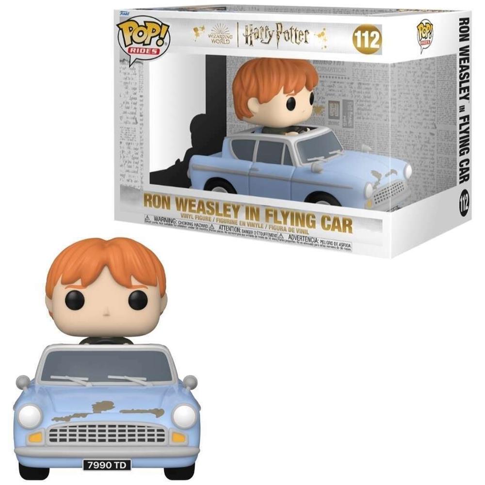 FUNKO POP HARRY POTTER 20TH *RIDES* RON WEASLEY IN FLYING CAR 112 NOVO ORIGINAL