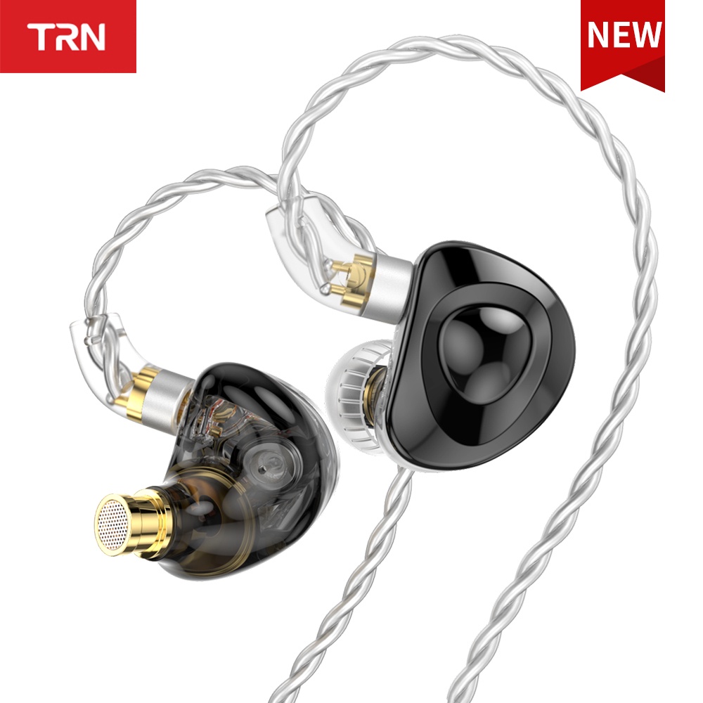 TRN MT4 2DD Fone De Ouvido Intra-Auricular De Alto Desempenho Dual Dynamic HiFi IEM DJ Fones Esportivos Para Corrida Xuan wu