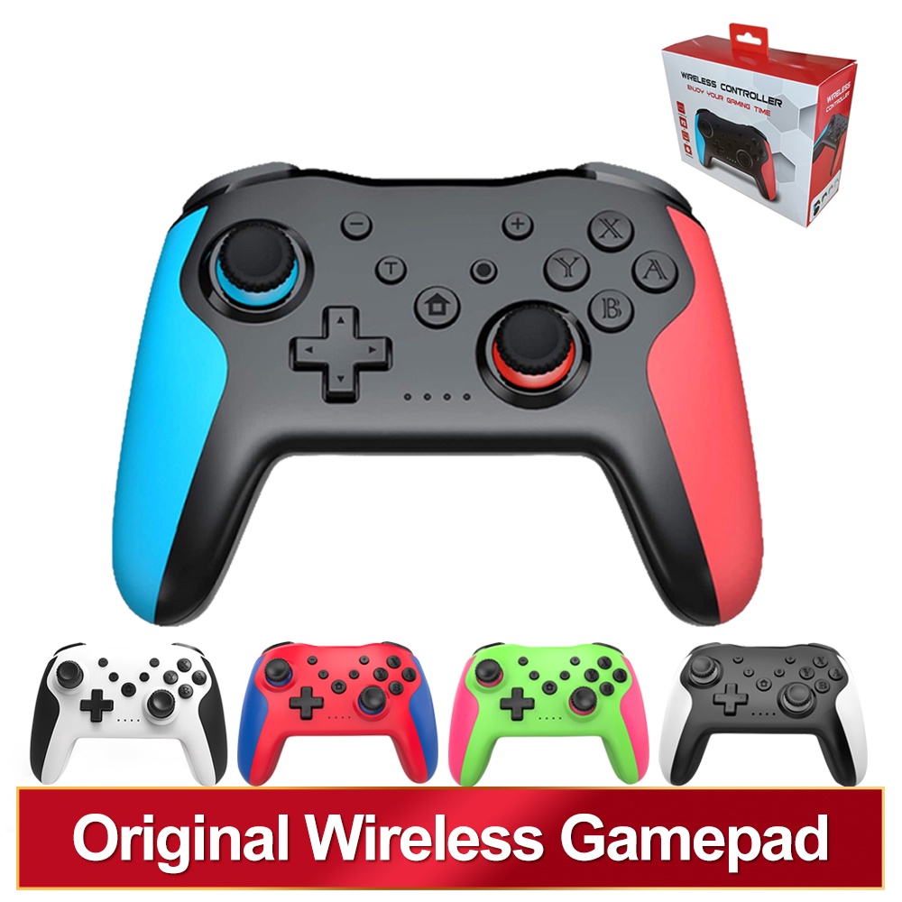 Controlador Sem Fio Original Bluetooth Para Nintendo Switch Pro PC PS3 Joystick Gamepad NFC Profissional Lag-Free