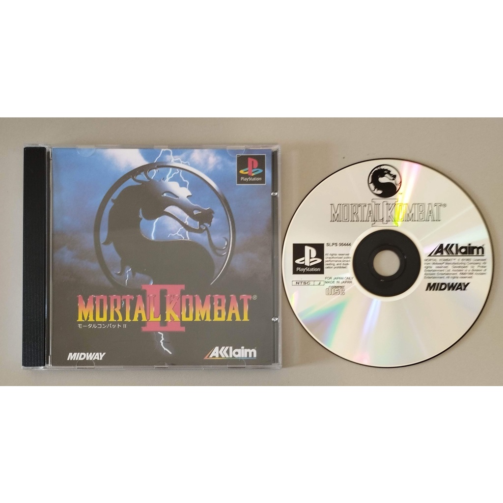 PS1 - MORTAL KOMBAT 2 II MÍDIA PRETA