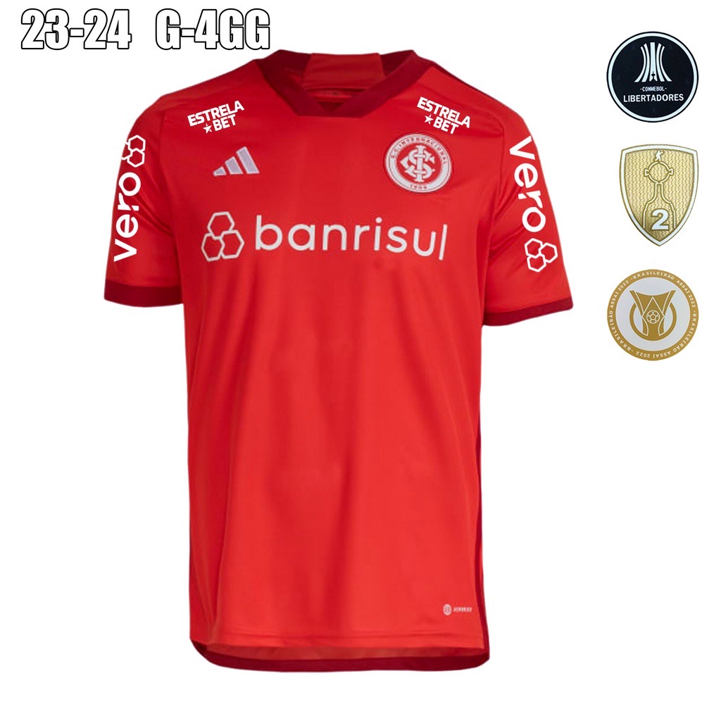 SC Internacional 20232025 ADIDAS Home Jersey Camisa Amarela Tailandesa