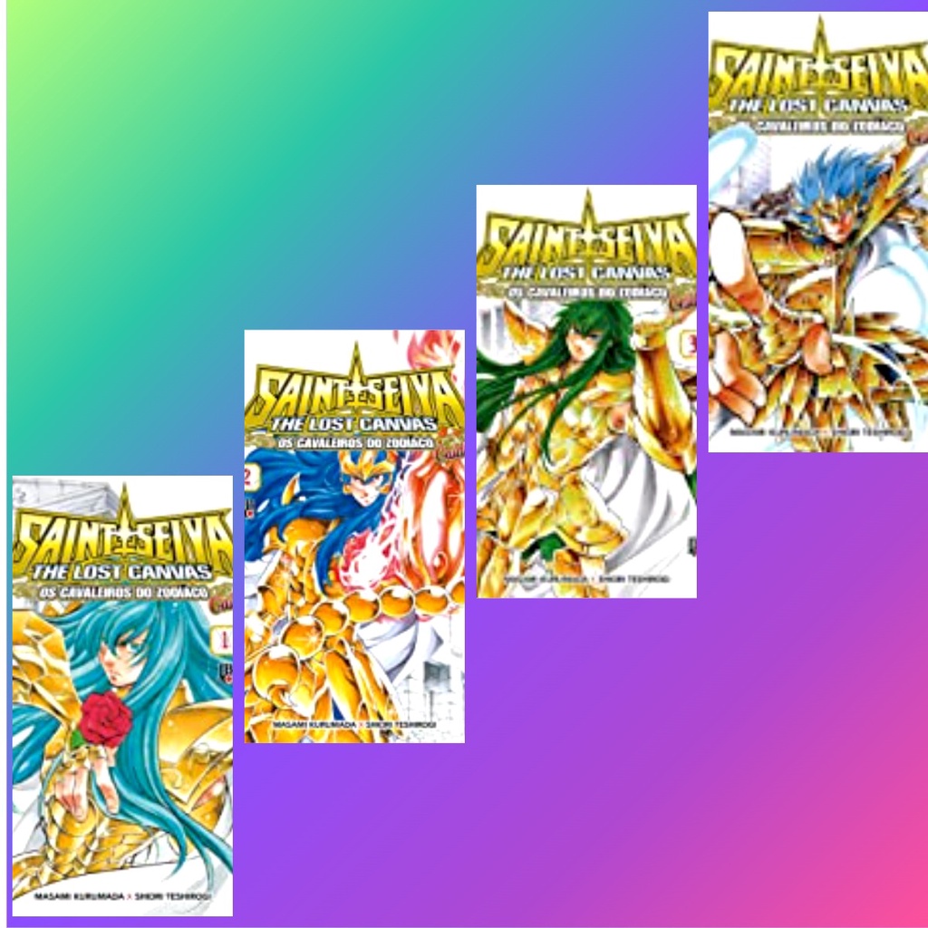 Mangá The Lost Canvas Os Cavaleiros do Zodíaco (Saint Seiya) Gaiden - Capa comum ( dourada )