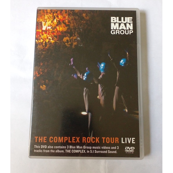 DVD Original - Blue Man Group - The Complex Rock Tour Live
