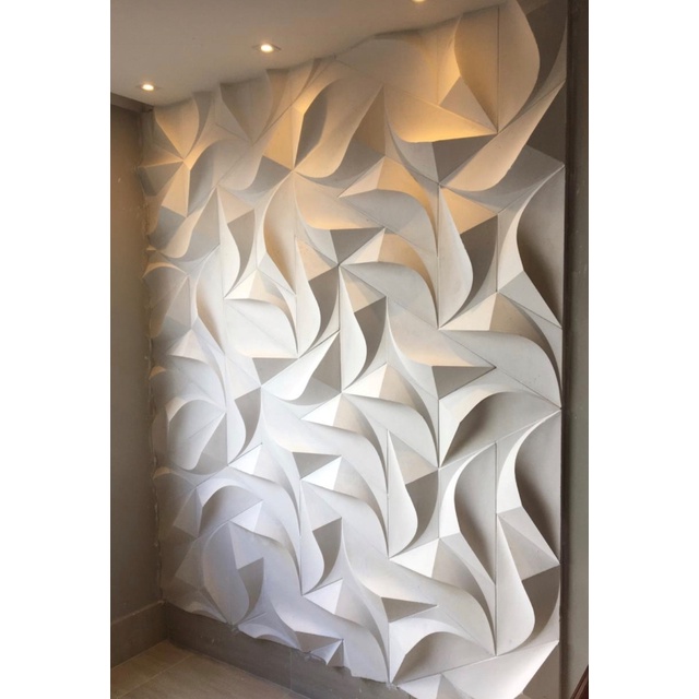 Forma 3d Tsunami 47x24cm Abs 1,5mm Molde para Gesso Ou Cimento 3d 203L