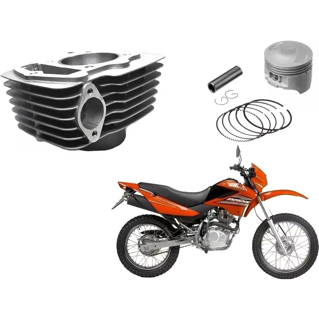 Kit Cilindro Motor Nxr 150 Bros 150 2003 Á 2005 Motor Ohc Cilindro com Pistão e Anéis Completo