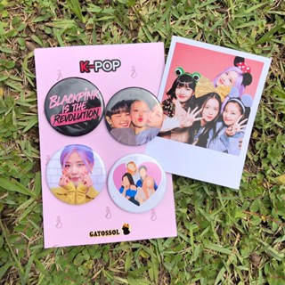Bottons BLACK PINK 4,5 cm - KPOP-IDOL-COREANO- Botton/Buton/Broche