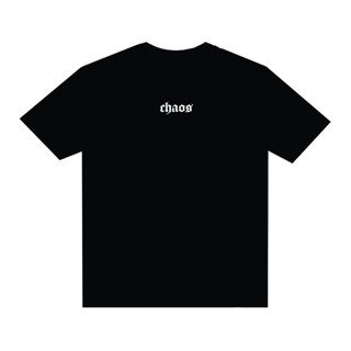 Camiseta Streetwear Chaos Estampada Camiseta Oversized 100% Algodão