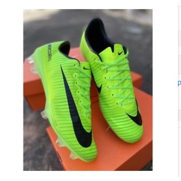 nike mercurial orange and green