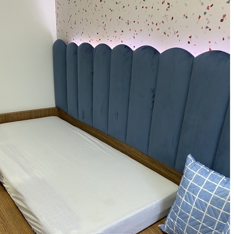 Kit 10 Cabeceiras de cama Box Casal King Modular 45x20cm Nuvem - Vários Tamanhos - Envio Rapido em Oferta na Shopee