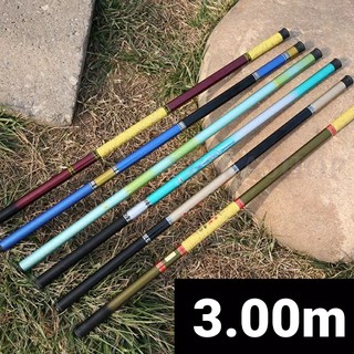 Vara Telescópica Lisa 3,00M - 40% Carbono - Ação Lenta - C.W 7-17lbs / 7,7kg - Cmik