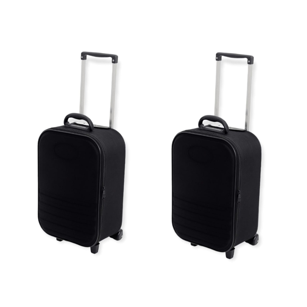 Kit 2 Malas Viagem 10kg de Bordo Com Rodinhas Medidas Anac - FX1