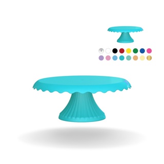 Boleira Cake 22CM Babado - Suporte para Doces, Decoração de Mesa de Aniversário! em Oferta na Shopee