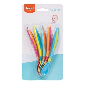 Kit Colher Com 5 Unidades / Multicor - Buba