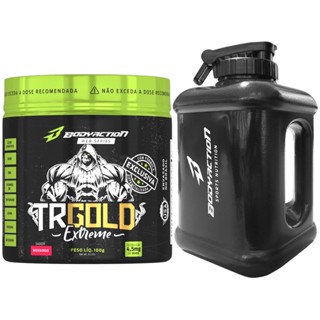 Amino Essencial TRGold Boro Ácido Aspártico Zma Triptofano Lisina 100g + Galão Academia Bodyaction