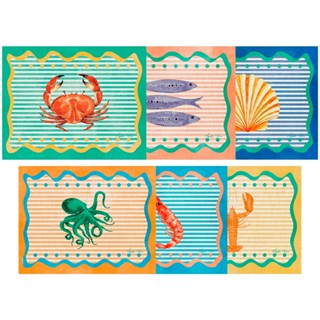 Jogo Americano Verão Impermeável 3d Corte Laser Sousplat Estampado Localizada Mesa Posta
