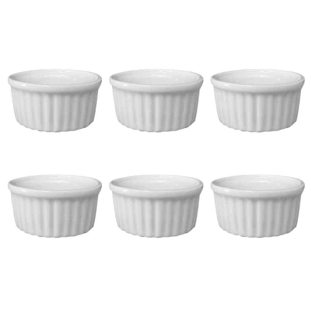 Ramekim de Porcelana Mini 40ml Kit 6 unidades