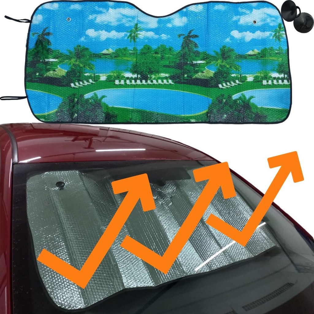 Protetor Solar Parabrisa Quebra Sol Painel Carro Térmica Uv em Oferta na Shopee