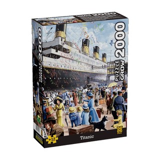 Quebra Cabeça de 2000 Peças Titanic - Grow 4212 em Oferta na Shopee