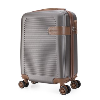 Mala de bordo executiva ABS para viagem roda giro 360° reforçada rígida Swissport