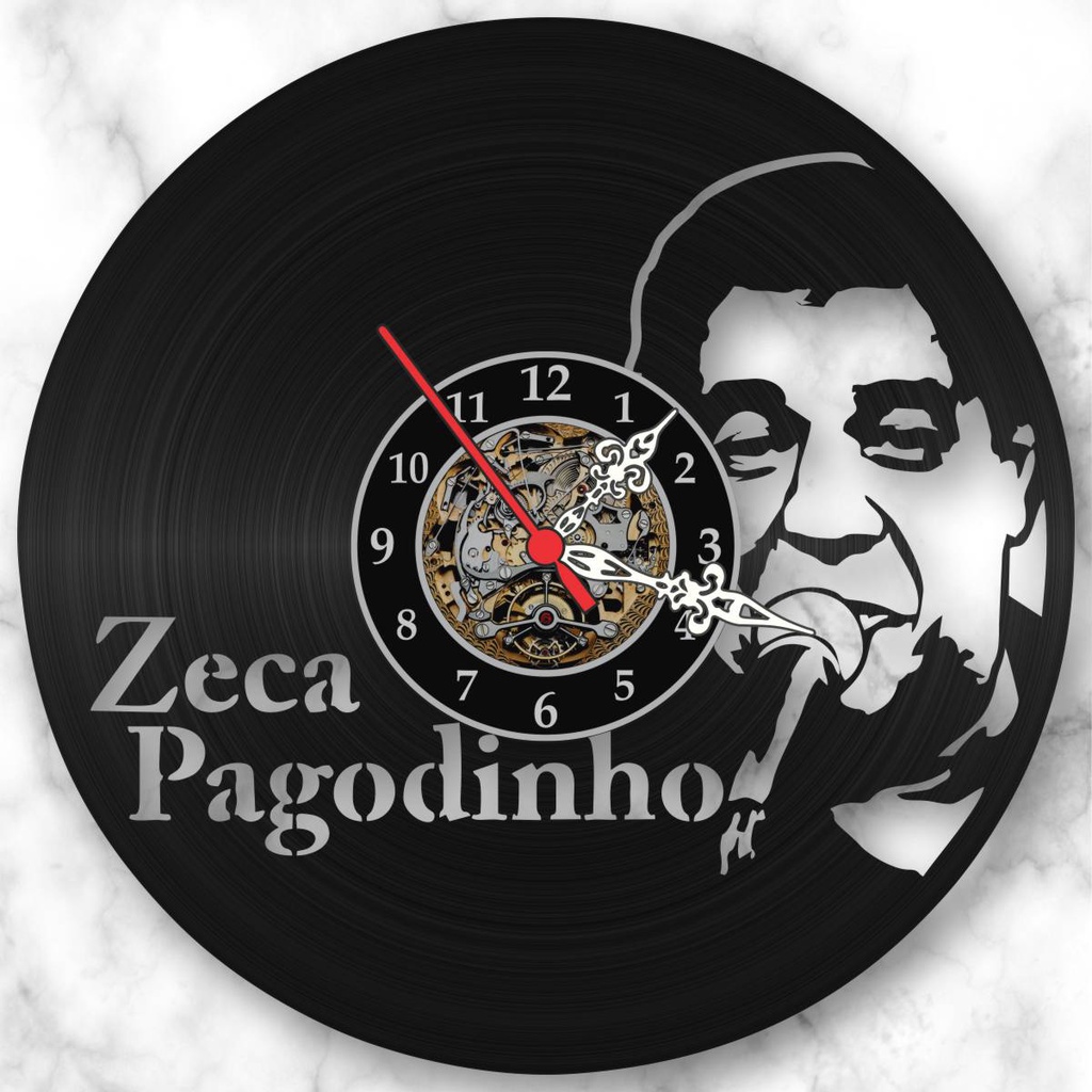 Relógio Zeca Pagodinho Samba Musica Disco Vinil Lp Retrô