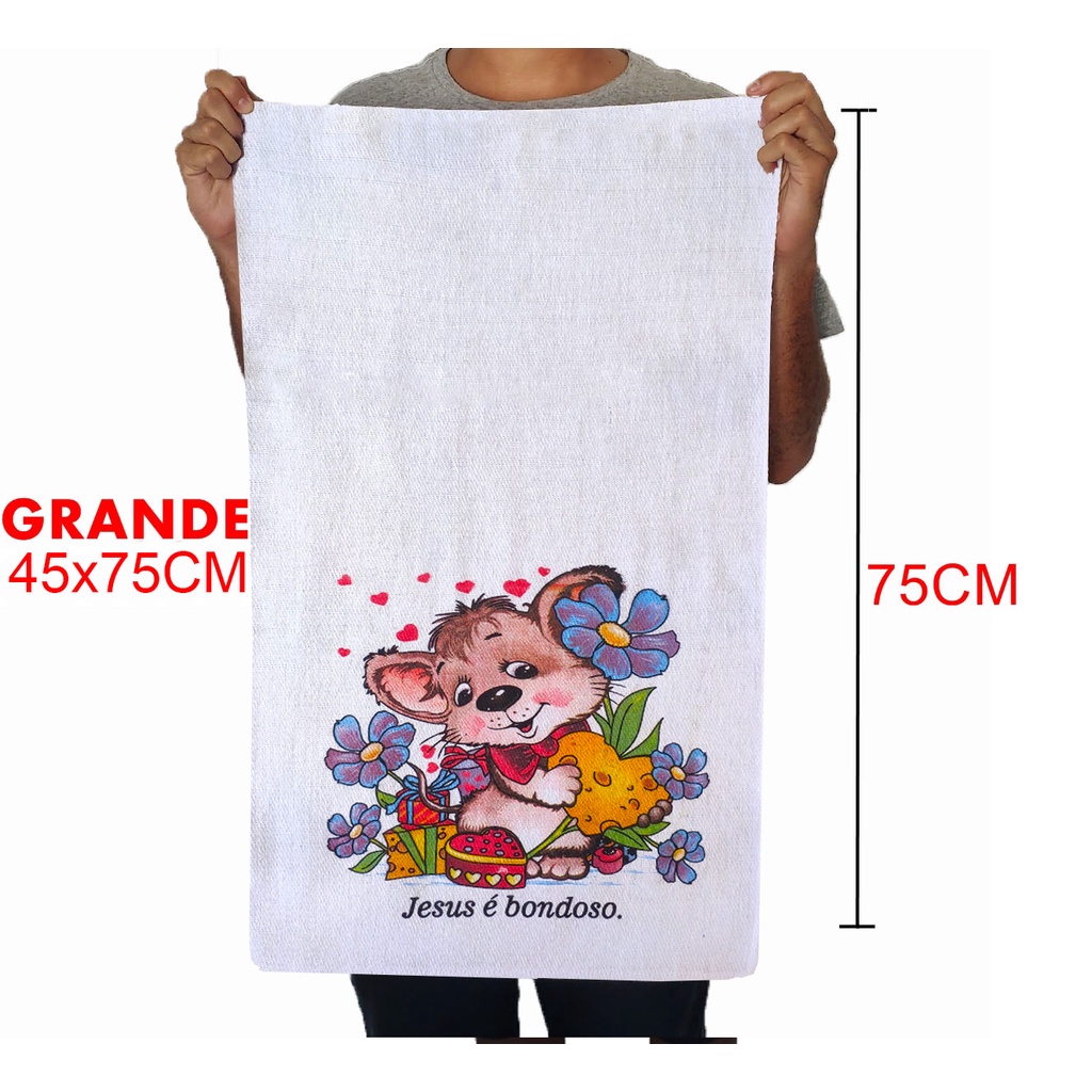 Kit 10 Pano De Prato Grande 45x75 Cm Estampado Com Bainha Trama Fechada Acabamento Excelente 10 Unidades em Oferta na Shopee