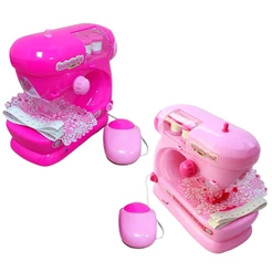 Mini Máquina de Costura Ateliê Infantil Costura de Verdade com Bobinas Agulha Tecido