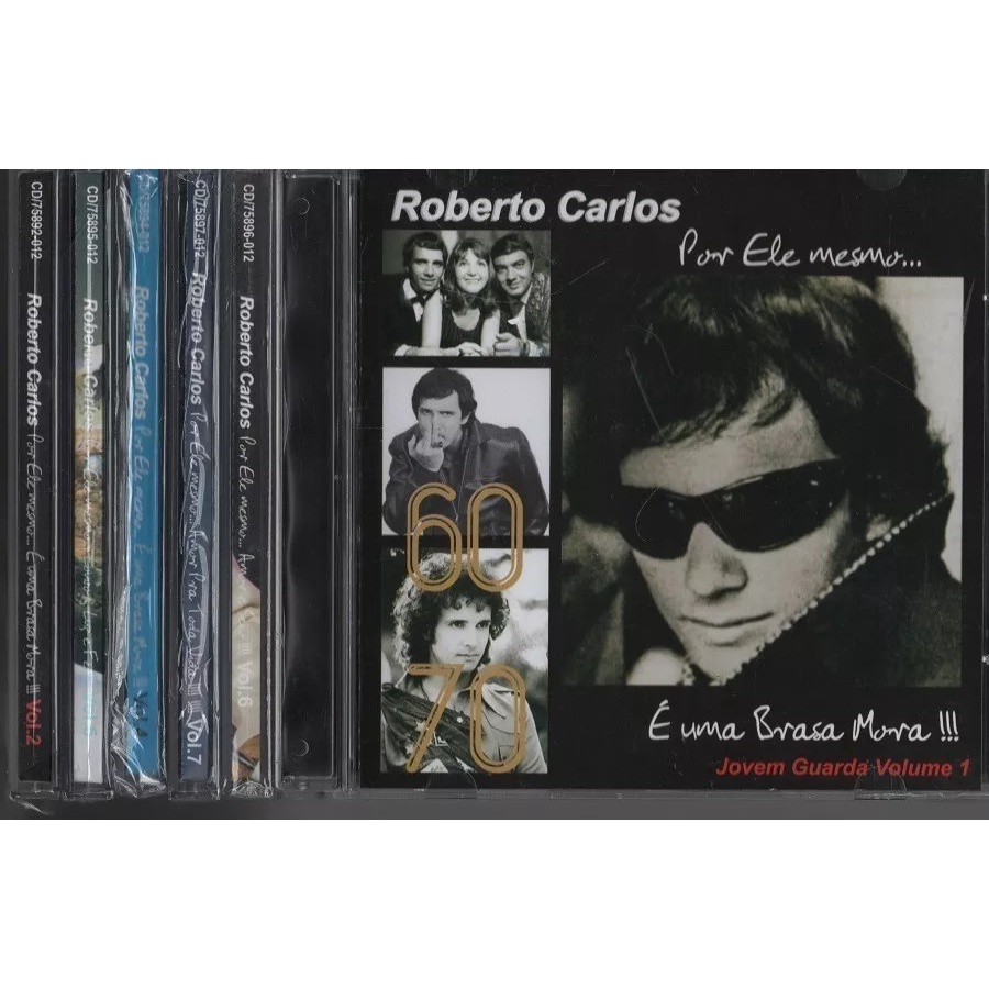 Kit Com 7 Cd´s Roberto Carlos As Melhores Com 146 Sucessos