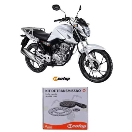 Kit Relação Transmissão Original Cofap Honda Cg 160 Cargo Fan Titan Start 2016 A 2022 em Oferta na Shopee