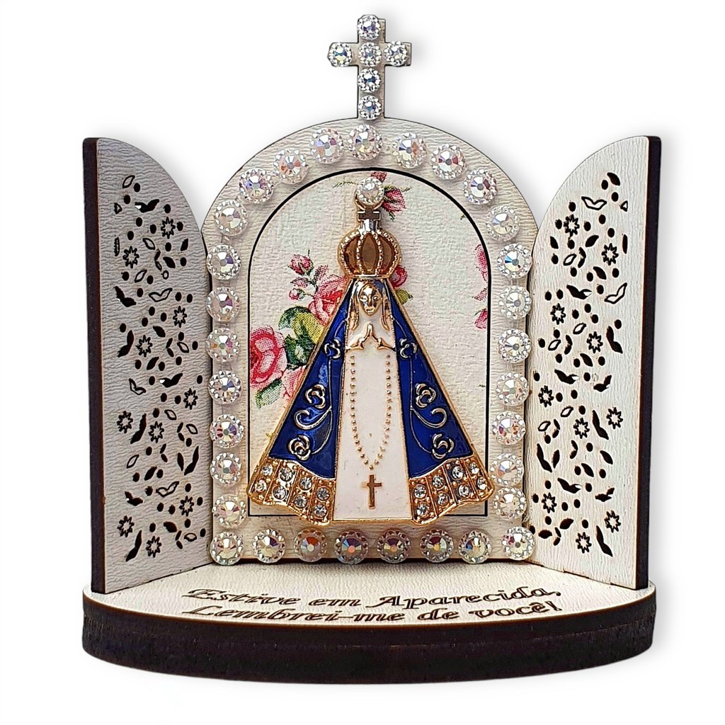 Capelinha Oratório Nossa Senhora Aparecida MDF