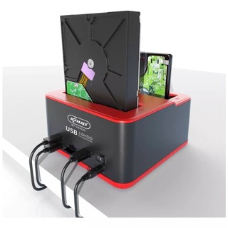 Dock Station P/ 2 Hd Usb 3.0 Sata 2,5'' E 3,5' E-sata Knup