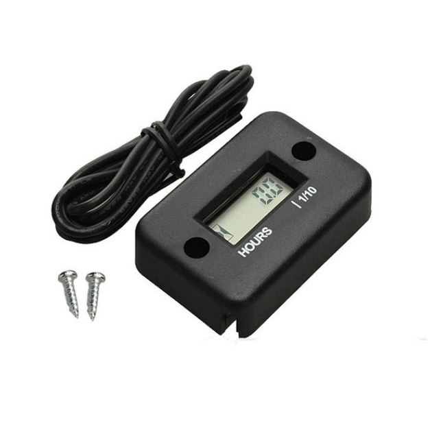 Horímetro Digital LCD Universal Motos CRF 230 250 WR KX KTM YZ Trilha Carros Barcos Kart Jetski