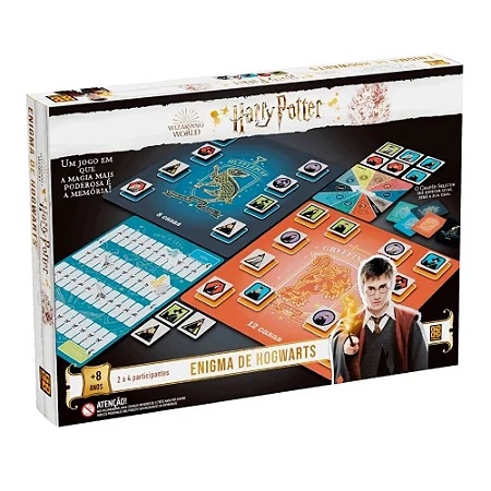 Jogo Enigma de Hogwarts - harry Potter - Grow 3764 - Hobbies & Collections